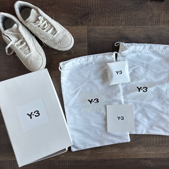 Adidas Y-3 Gazelle Off White Sashiko Men's Yohji Yamamoto Size 12 Retail $330 - Picture 13 of 13